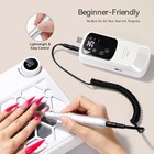 Makartt Rechargeable Electric Nail Drill 35000 Rpm Nail Drill File Storage