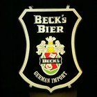 Vintage Beck   s Bier Beer Light Up Sign 20   x15   x5    German Imported Man Cave Bar