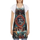 Kiss Band Rock And Roll Over Polyester  Kitchen Apron