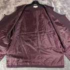 Korean Hanbok Jokki Vest Mens Large 100 Deep Purple Knot Button Baeja Woori Bang