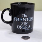 Vintage 1986 Phantom Of The Opera Mug Black Souvenir Made In England