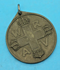 C  1898 Ww1 Prussian   Imperial German Red Cross Medal   Medallion Orig Antiq