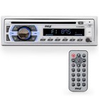 Pyle Plcd43mrb Single Din Marine Headunit Receiver W cover  2x 4   100w Speakers