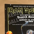 Iron Maiden 1987 1 20 The Omni Somewhere In Time Tour Record Store Promo Poster