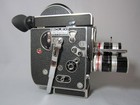 Bolex Rex-4 H8 Reflex 8mm Movie Camera  Kern Macro-switar Preset C-mount Lens
