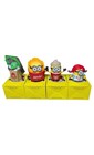 Wendy s 2026 Minions Yellow Promo Boxes Set Of 4 Restaurants   Fast Food Theme