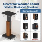 Height Adjustable Speaker Stands Pair For Studio Monitor   Bookshelf Speaker