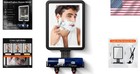 Luxury Lighted Shower Mirror 9 5x8  - Heated Fogless Design With Dimmable Lights