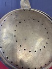 Dwn2-large Antique 18th C Brass Bed Warmer Engraved Lid 44    Long 12 5    Round