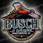 Pheasant Hunting Bird Hunt Rooster Season Dog Busch Beer Bar Led Neon Light Sign