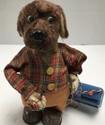 Works  Vtg 50s Battery Op Mr Mac Pooch Taking Walk Smoking His Pipe By San Japan