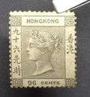 Hong Kong 1862 96c Brownish Grey  sg6  - Mint  Likely Regummed -   4000