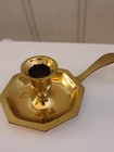 Vintage Brass Candlestick Holders Set Of Two  Great Condition