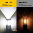 2x 6500k Xenon White H11 Led Fog driving Light Bulbs Lamps High Power Combo Kit