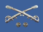 U s Civil War Cavalry Cross Sabers Cross Swords Large Kepi Hat Badge
