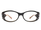 Jean Lafont Eyeglasses Frames Deluxe 537 Black Brown Oval Full Rim 51-18-130