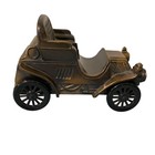 Vintage 1902 Rambler Merchants Bank Metal Car Coin Bank Bronze Finish