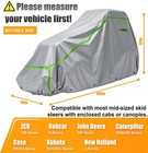 Skid Steer Cab Cover Fit Bobcat  Cat  John Deere  Case  New Holland Etc  Waterpr