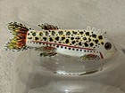 Jerry Kelm   Ice Fishing Decoy   Spearing   Hand Carved   Wood   Folk Art   L  k