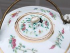 Antique Chinese Qing Dynasty Porcelain Famille Rose Teapot With Bird