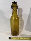 1880   s E  Wagner Yellow Amber Blob Top Bottle Manchester New Hampshire Swing Nh