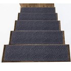 Non Slip Stair Treads Carpet 32 Inch 8 Inch Indoor Outdoor Rubber Rug Mats Set