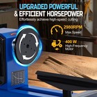 Benchtop Wood Lathe 14  X 20  400w Power Wood Turning Lathe Adjustable Speeds