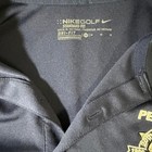 Nike Golf Penn State Basketball Polo Shirt Mens Medium Navy Blue Dri-fit