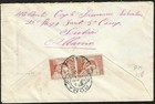 1920 Back-stamped Cover Italian Military In Scutari Albania To Rome