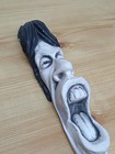 Vintage 1980s Mick Jagger Rolling Stones Spitting Image Style Comic Wall Hanging