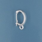 Sterling Silver Hinged Pendant Bail Enhancer Connector W  Open Loop  33319