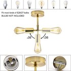 2pcs Vintage Bathroom Wall Sconces Gold Vanity Wall Lights E27 Industrial Wall M