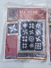 3 All Star Quilting Blocks 1997 Beacon Star Kit Jo Ann Fabric Craft Vtg New