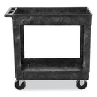 Rubbermaid Commercial 9t6600bla 2 Shelves 500 Lbs  Service utility Carts -blknew