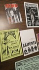 Lot Of 9 Rare 1990 a Rock Flyers Handbills Sebadoh Ramones L7 Rhcp Roky Erickson