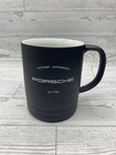 Genuine Porsche Large Matte Black Porcelain Coffee Mug Kahla Germany