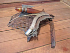 Vintage 1930 s Hudson Terraplane Hood Emblem Flying Rocket Automobile - Parts 