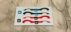 Aurora Afx Javelin Slot Car Decals Blue black red