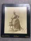 1893 Kate Ryan Stage Actress Signed Cabinet Card Boston Elmer Chickering