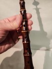 Antique Fine Wood Chinese Trumpet Suona Music Instrument Brown  Rare Find   