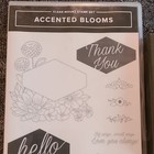 Stampin  Up  Accented Blooms Clear-mount Rubber Stamp Set  Flowers   Plants