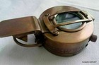 Set  2 Prismatic Calibrated Brass 3  Antique Engineering Miner Surveyor Compass