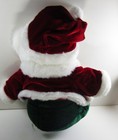 Christmas Boy Teddy Bear 2007 Snowflake Dan Dee White Fur Red Green Outfit