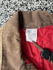 Carhartt Duck Canvas Insulated Coveralls Quilt Lined Corduroy Collar Usa 44r