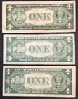  1 Silver Certificates 1935d 1935e 1935g  no Motto  Circ 