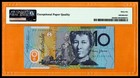 Australia Unc Note 10 Dollars 2015 P-58h Pmg 66 Gem Uncirculated Epq  banknote 