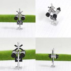 1 Set N Scale Crossing Railroad Signal 4 Heads Led Made Circuit Board Flasher