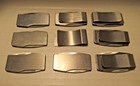 Lot Of 9 - Zippo Advertising Money Clips And Pocket Knives