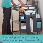 Hanging Diaper Organizer For Changing Table   Cribs  Nursery Caddy  Baby