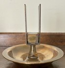 S  Sternau   Co  Copper brass Match Holder Antique 6 5   long   4   tall